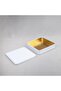 White Metal Box 19,2X19,2X4,5 Cm, Stylish and Convenient Storage Solution - 2