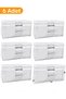 75 x 40 6 Pieces - Pillow Quilt Scrap with Window 75 X 40 X 40 Cm Type 0 10% Polyvinyl Chloride, 90% Pol