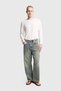 Men's Wide Leg and High Waist Washed Baggy Jeans - 2