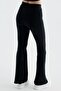 Ribbed Spanish Leg High Waist Stretchy Lifting Leggings - 3