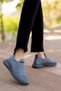 Women's Smoked Knitwear Comfortable Sports Walking Shoes Extra Light Non-Slip Sole Stylish Sneaker - 2