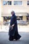 Hijab Saye Set Navy Blue Model-509 - 4