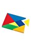 Wooden Tangram 7 Pieces Educational Colorful Intelligence Logic and Strategy Game 11 X 11 cm