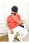 Knitted Knitwear T-Shirt Short Sleeve Knitwear Slim Fit Slim Fit T-shirt - 5