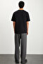 RAMADANP018 Men's 100% Cotton Crew Neck Printed Black T-Shirt - 6