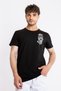 Printed O-collar T-shirt Bandos - Black