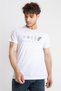 Printed O-collar T-shirt Apiso - White - 3