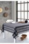 Black Gingham Pattern Tablecloth