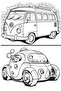 Cute Cars Coloring Book Set (2 Books) - 3