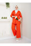 Linen Women's Set - With Jacket - 4