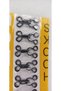Used for 6pcs black color agraf buckle pants skirt cardigan - 2