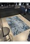 Gray Blue Themed Abstract Abstract Patterned Creative Modern Decorative Carpet 3909 - 3
