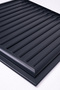Anthracite Gray 25x40 Aluminum Grille Bathroom WC Ventilation Shutter - 5
