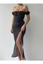 ROCHIE MIDI ELASTICĂ LA PIPT CU UMAR JOS - 7