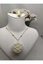 Large Cevşen Necklace - with Chain - Necklace Lanyard Gift / Handmade Crystal Beads Knitted / - 3