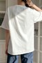 White Zeroprinted Oversize T-Shirt - 5