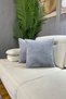 Rabbit Plush Throw Pillow Cover - Light Gray (1 Piece)