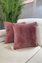 Rabbit Plush Throw Pillow Cover - Cherry (1 Piece) - 2