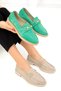 Nude Suede Women's Casual Shoes 18338