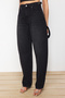 Siyah More Sustainable Bol Kesim Yüksek Bel Loose Baggy Jeans TWOAW24JE00308 - 4