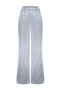 Antrasit Saten Wide Leg/Geniş Paça Lastikli Dokuma Pantolon TWOSS24PL00086 - 7