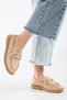 Women's Nude Skin Comfortable Fit Front Buckle Casual Loafer - 2