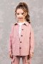 Gabardine Girl's Jacket with Front Pockets