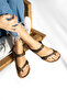 Lisbon Genuine Leather Cork Sole Orthopedic Women's Slippers - 4