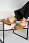 Genuine Leather Cork Sole Orthopedic Women's Slippers - 4