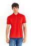 US POLO ASSNMEN'S WOVEN POLO NECK RED T-SHIRT