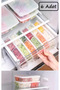 Large 6-Piece Compartment Food Dispenser Meat and Vegetable Storage Container Frozen Measured Mincer Icebox Organizer