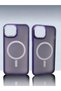 Stain Resistant Edges Silicone Matte Chrome Phone Case With Magsafe Feature Compatible With Iphone 14 Pro - 4