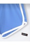 New Season Women's Slim Fit Colorful Ribbed Combed Cotton Mini Shorts - 3