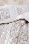 Mandy King Size Duvet Cover Set - Beige - 2