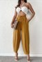 Women's Seersucker Shalwar Balloon Trousers