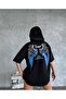 Unisex Large Size Back Wing Angel Printed Printed Short Sleeve 100% Cotton T-shirt