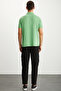 Tarnex Men's 100% Cotton Short Sleeve Regular Fit Green Polo Neck T-Shirt - 6
