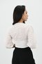 Women's Balloon Sleeve Detailed Crop Shirt 1719-25 - 3