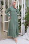 8232 Collared Drawstring Dress - 4