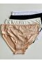 Women's 100% Cotton Ribbed Wide Waist Thin Elastic Bato Panties 4 Pack