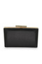 Black Color Imported Plated Satin Shiny Fabric Evening Dress Bag Evening Bag Henna Wedding Engagement