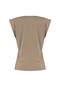 Vizon %100 Pamuk Vatka Görünümlü Basic Bisiklet Yaka Örme T-Shirt TWOSS20TS0021 - 12