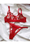 Clover Pattern Bra Set - 2
