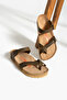 Lisbon Genuine Leather Cork Sole Orthopedic Women's Slippers - 2