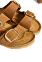 Genuine Leather Cork Sole Orthopedic Women's Slippers - 5