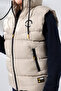 CREAM COLOR CHILDREN'S VEST WITH HOOD - 6