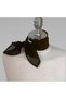 Feraye chiffon scarf necktie brown