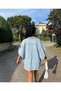 Jeans Jacket Wear It Outside Oversize New Season Denim Poncho Premium Quality Sportswear - 4