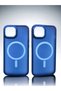 Stain-Resistant Edges Silicone Matte Chrome Phone Case with Magsafe Feature Compatible with iPhone 14 Pro Max - 4