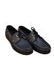 SUMMER BLACK GENUINE LEATHER MEN'S SHOES - 4